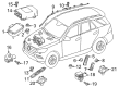 Diagram for Mercedes-Benz GLS450 Airbag - 166-860-24-02