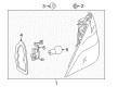 Diagram for Mercedes-Benz ML250 Light Socket - 166-820-12-13