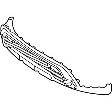 Mercedes-Benz 253-885-97-01 Upper Trim Panel