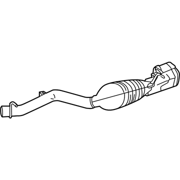 2015 Mercedes-Benz E550 Muffler - 207-490-47-21