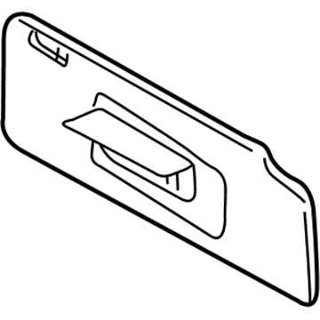 Mercedes-Benz 463-810-06-10-7095 Sunvisor