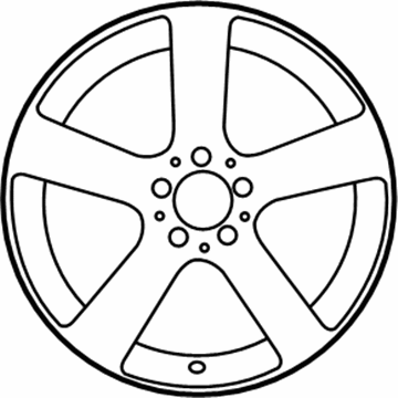 2014 Mercedes-Benz C300 Alloy Wheels - 204-401-83-02-9709