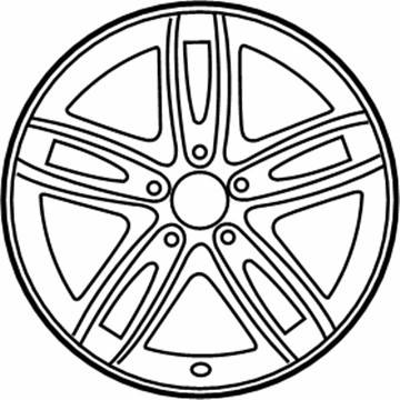 2012 Mercedes-Benz C63 AMG Alloy Wheels - 204-401-23-00-7X25
