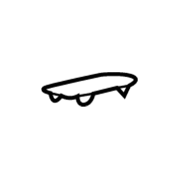 Mercedes-Benz 203-836-01-02-9B51 Defroster Grille Cap