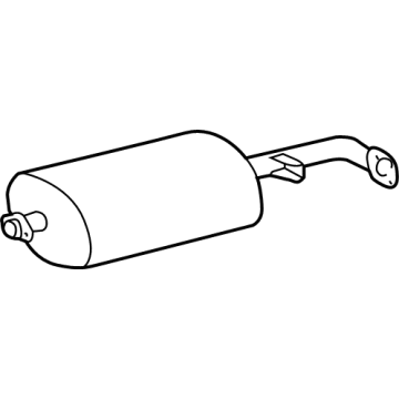 2002 Mercedes-Benz G500 Muffler - 463-490-03-21