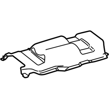 2020 Mercedes-Benz S63 AMG Exhaust Heat Shield - 222-680-36-01