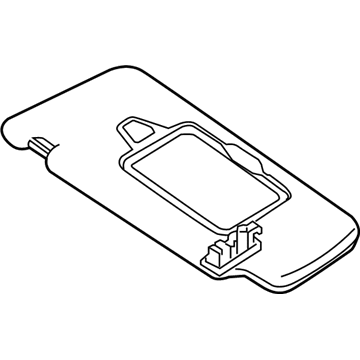 Mercedes-Benz 222-810-88-00-1C62 Sunvisor