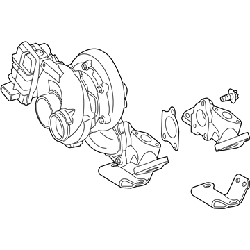 2012 Mercedes-Benz S350 Turbocharger - 642-090-14-86-80