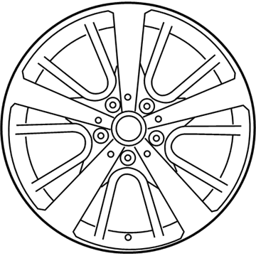 2017 Mercedes-Benz SLC43 AMG Alloy Wheels - 172-401-16-00-7X36