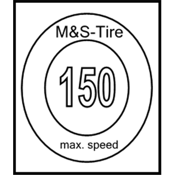 Mercedes-Benz 230-584-09-38 ADHESIVE LABEL