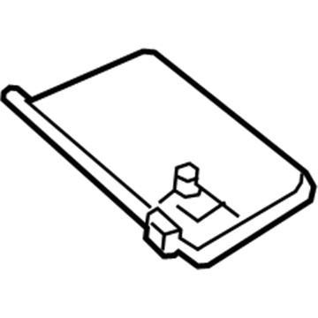 Mercedes-Benz 166-810-07-10-7M90 Sunvisor Extension