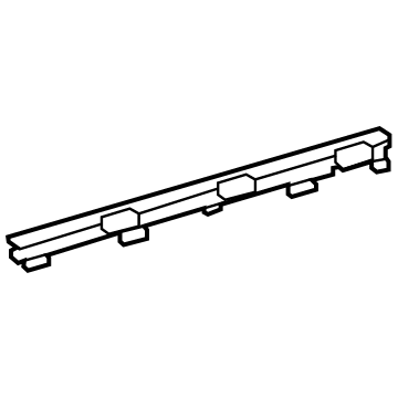 Mercedes-Benz 294-698-33-00 Light Bar Retainer Strip