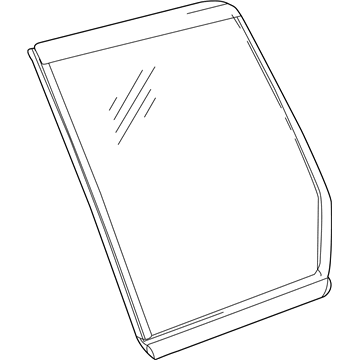 Mercedes-Benz 204-670-21-00 Quarter Glass