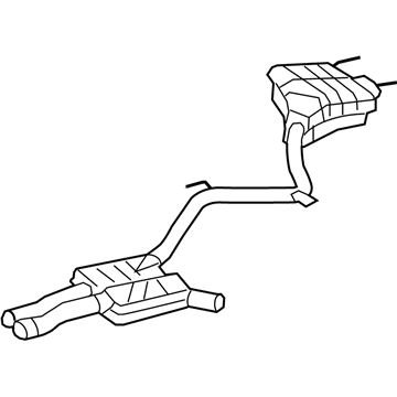 2007 Mercedes-Benz CL550 Muffler - 216-490-10-21