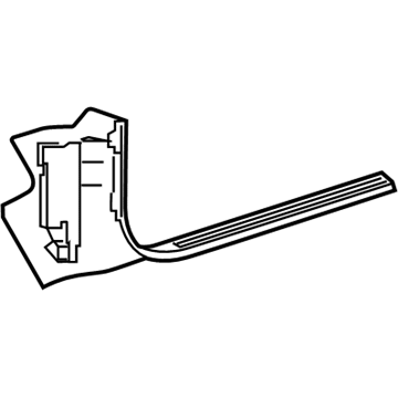 Mercedes-Benz 246-680-55-02-9H68 Kick Panel Trim