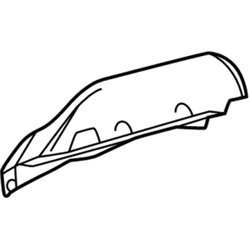 1999 Mercedes-Benz C230 Exhaust Heat Shield - 111-140-21-34