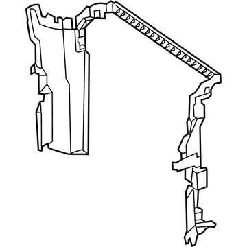 Mercedes-Benz 231-500-12-16 Radiator Shutter Assembly