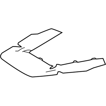 Mercedes-Benz 218-920-20-02 REAR SEAT CUSHION