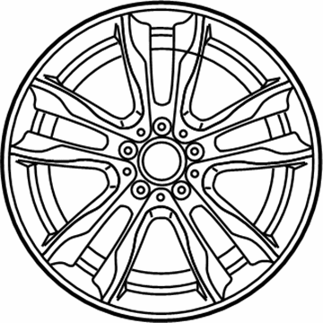 2017 Mercedes-Benz GLA45 AMG Alloy Wheels - 156-401-04-00-7X45