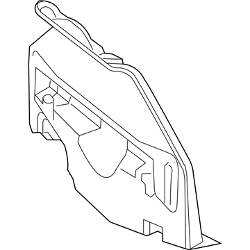 Mercedes-Benz 172-690-05-41-9051 Trunk Lid Trim