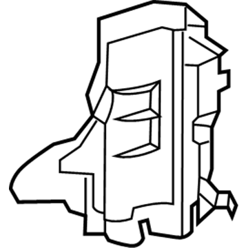 Mercedes-Benz 222-505-35-30 Lower Baffle