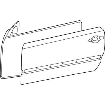 Mercedes-Benz 208-720-08-05-28 Door Shell