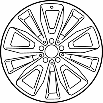 2017 Mercedes-Benz GLS350d Alloy Wheels - 166-401-34-00-7X21