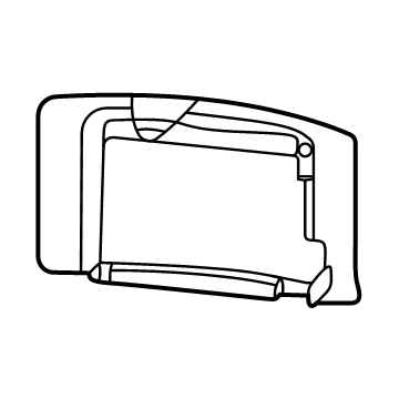 Mercedes-Benz 247-885-68-02 Blind Spot Radar Mount