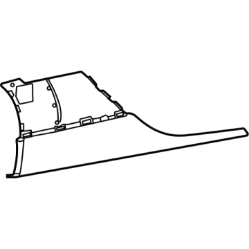 Mercedes-Benz 190-698-91-00 Front Molding
