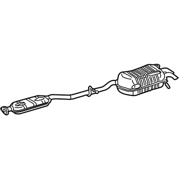 2005 Mercedes-Benz CLK500 Muffler - 203-490-21-21