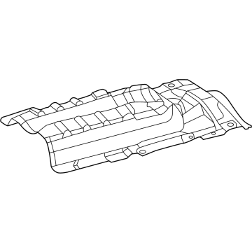2023 Mercedes-Benz GLC300 Exhaust Heat Shield - 254-680-73-04