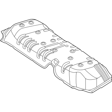 2023 Mercedes-Benz GLC300 Exhaust Heat Shield - 254-682-88-02