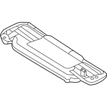 Mercedes-Benz 190-810-07-00-9051 Sunvisor