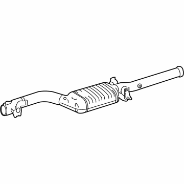 2015 Mercedes-Benz GLK250 Muffler - 204-490-01-00-80