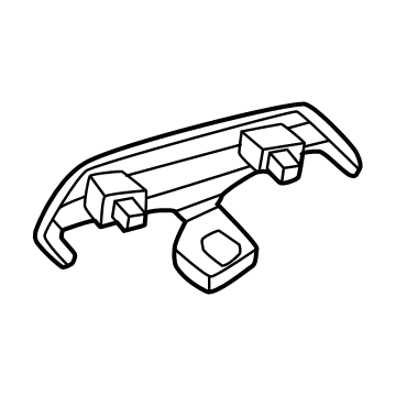 Mercedes-Benz 295-695-02-00 Upper Center Pillar Trim Bracket