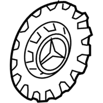 2015 Mercedes-Benz S65 AMG Wheel Bearing Dust Cap - 222-400-09-00-7X15
