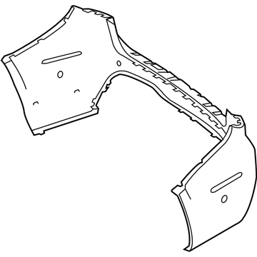 Mercedes-Benz 166-885-90-00-64-9999 EXCHANGE TRIM, BUMPER