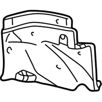 1997 Mercedes-Benz E320 Exhaust Heat Shield - 210-682-04-71