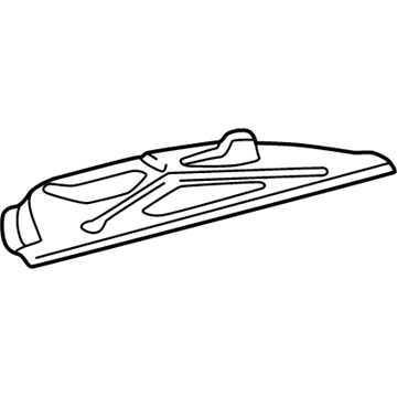1994 Mercedes-Benz C220 Exhaust Heat Shield - 111-140-04-34