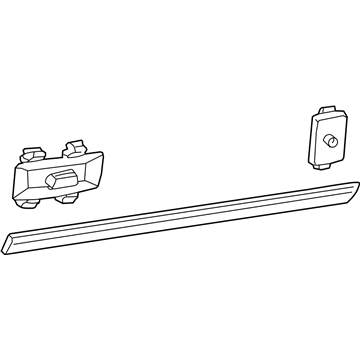 2002 Mercedes-Benz CLK320 Door Moldings - 208-690-06-62-9999