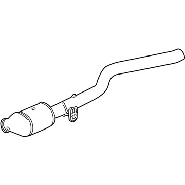 2014 Mercedes-Benz GL350 Catalytic Converter - 166-490-04-56