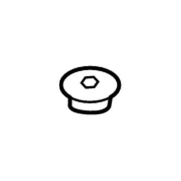 Mercedes-Benz 000-990-51-27 Drip Molding Nut