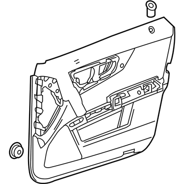 Mercedes-Benz 204-720-64-00-9051 Door Trim Panel