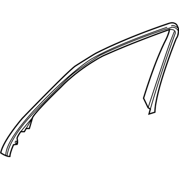Mercedes-Benz 204-725-02-56-9051 Upper Trim