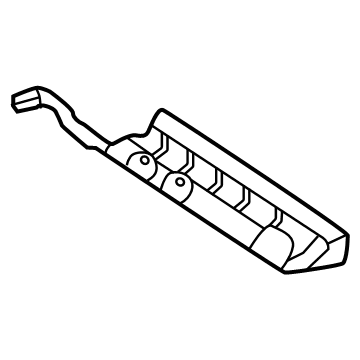 Mercedes-Benz 254-618-42-00 Battery Holder Plate