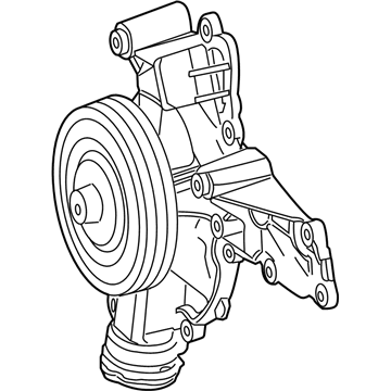 2012 Mercedes-Benz S400 Water Pump - 272-200-18-01-80