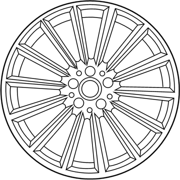 2021 Mercedes-Benz GLC43 AMG Alloy Wheels - 253-401-55-00-7X21