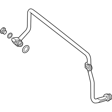 2017 Mercedes-Benz C300 Oil Cooler Hose - 205-500-26-72