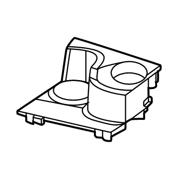 2023 Mercedes-Benz GLC300 Cup Holder - 254-810-70-00