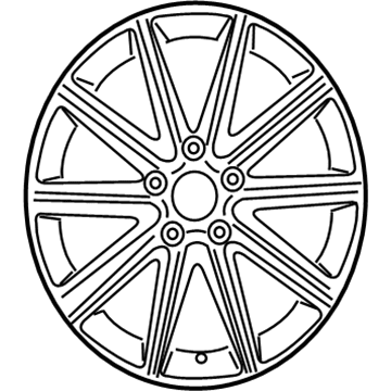 2012 Mercedes-Benz SLK350 Alloy Wheels - 172-401-14-02-7X19
